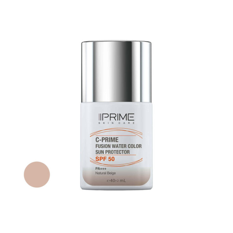 فلوئید ضد آفتاب رنگی پرایم مدل فیوژن واتر مناسب انواع پوست حجم 40 میلی لیتر